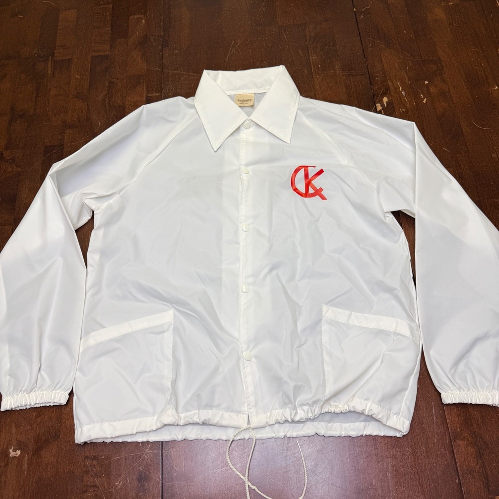 VTG Cardinal Kitchens 20 Year Service Windbreaker Jacket L Auburn Sportswear 90s
